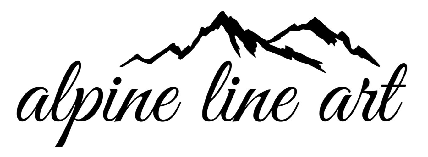 Alpine Line Art