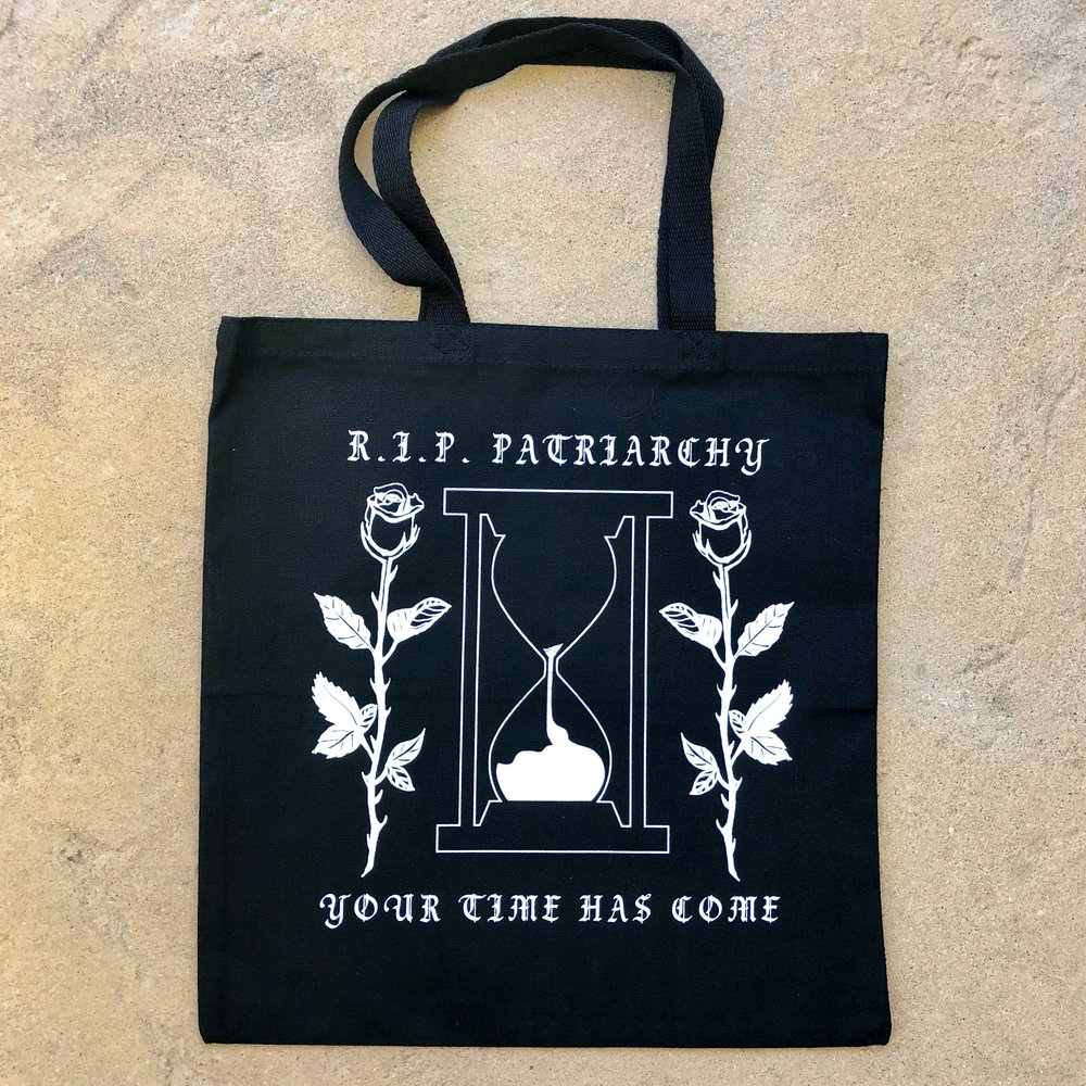 RIP+Patriarchy+by+Modern+Women+|+Black+Tote+Bag+with+White2.jpg
