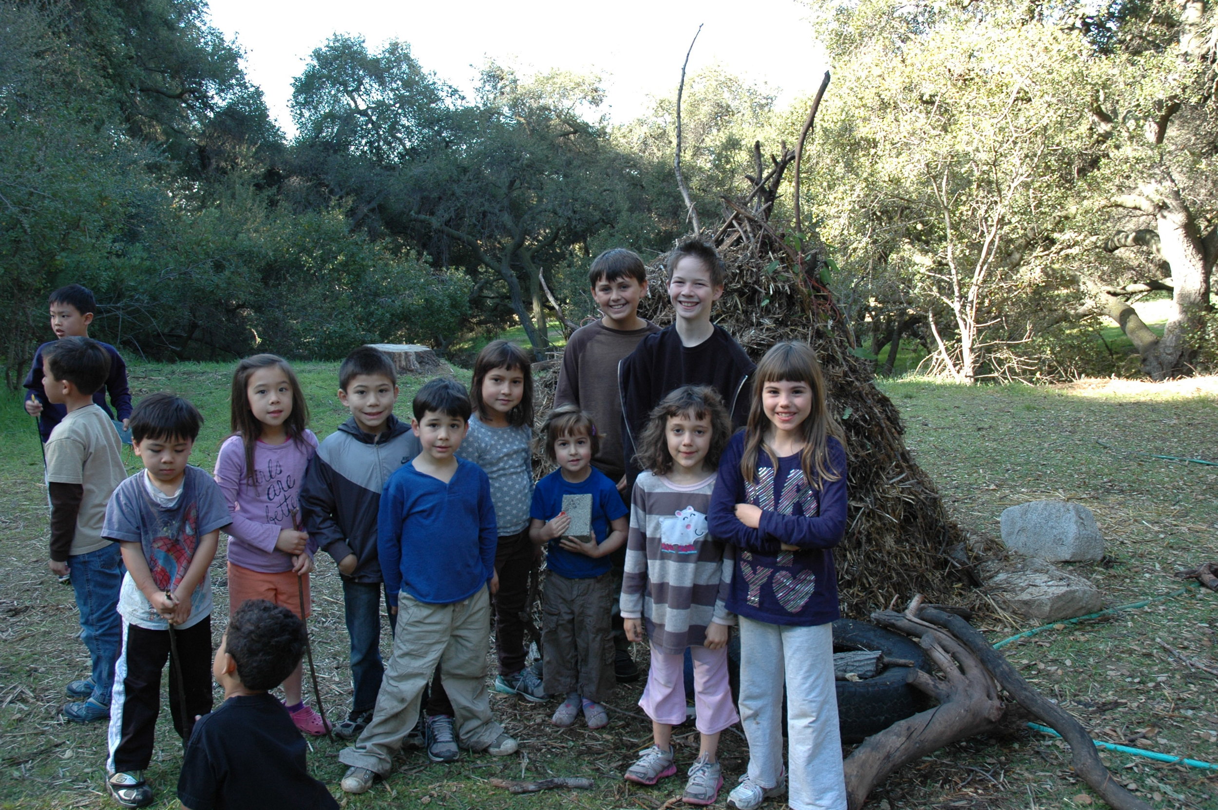 Fort-building is a popular Holiday choice.