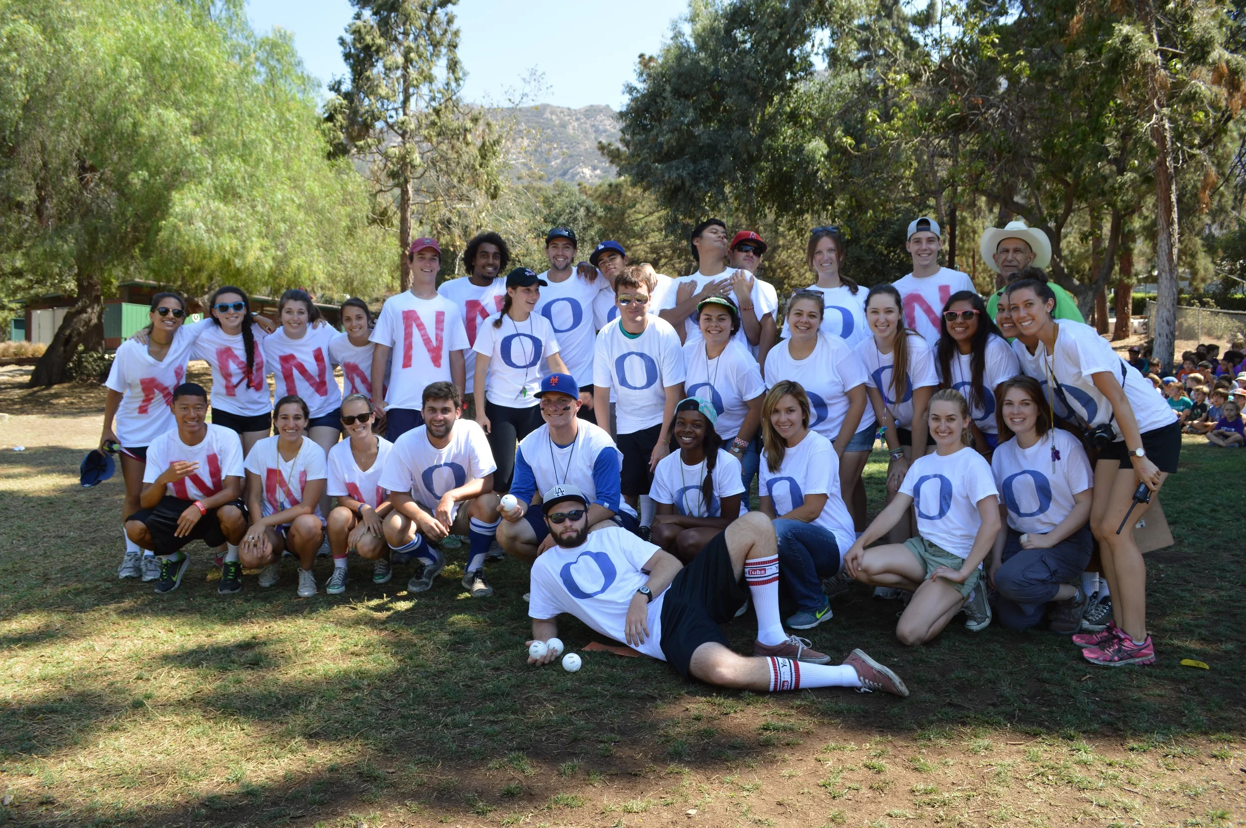 the annual Counselor Wiffle Ball game,