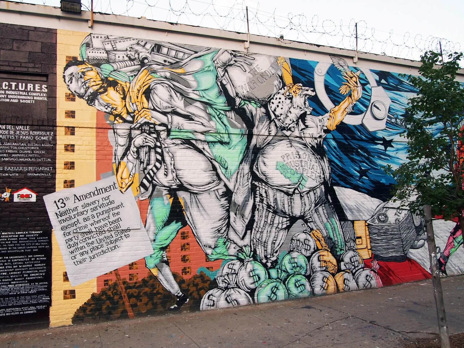 P.I.C.T.U.R.E.S. a collaborative mural project in Brownsville, Brooklyn with Groundswell youth artists
