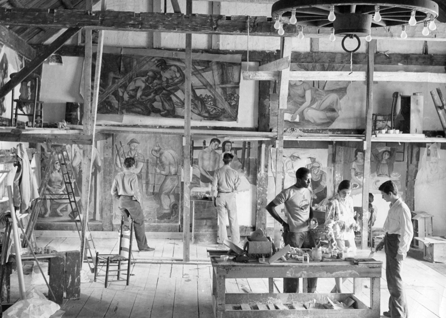 Fresco Barn, 1947