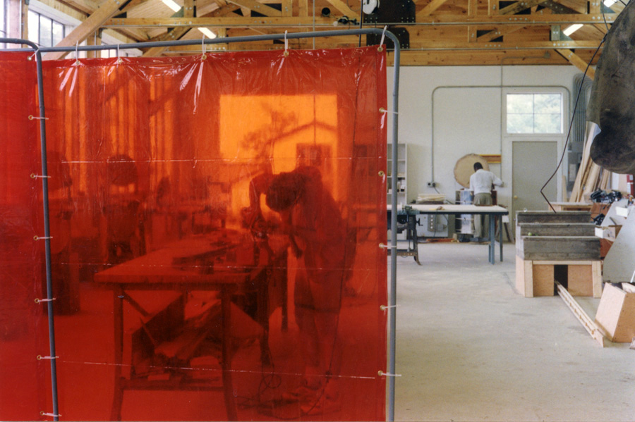Sculpture shop, 1991