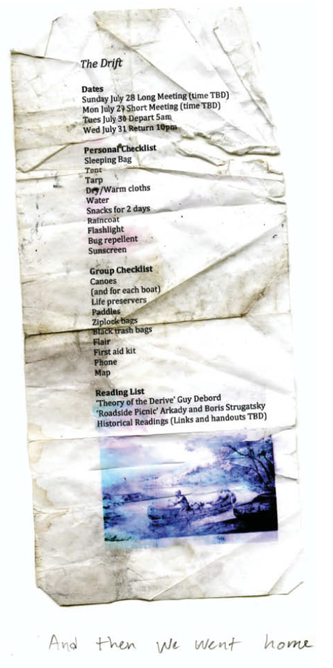 Daniel Giles, Souvenir (The End) (2013), inkjet print and pencil on paper