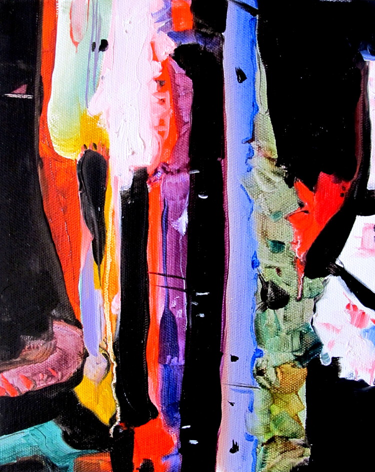 'a temptation any temptation is an exclamation if there are misdeeds and little bones.' oil on canvas / 8" x 10" / 2015