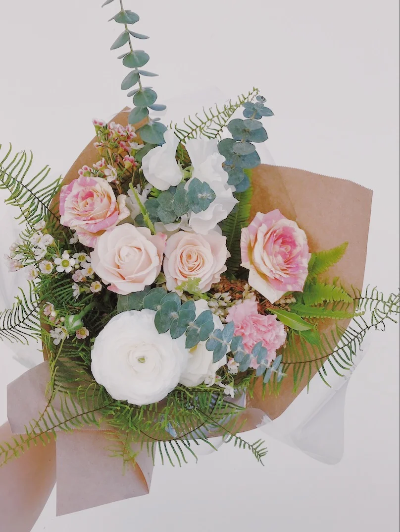 Hand Wrapped Bouquets - Pick Your Colors