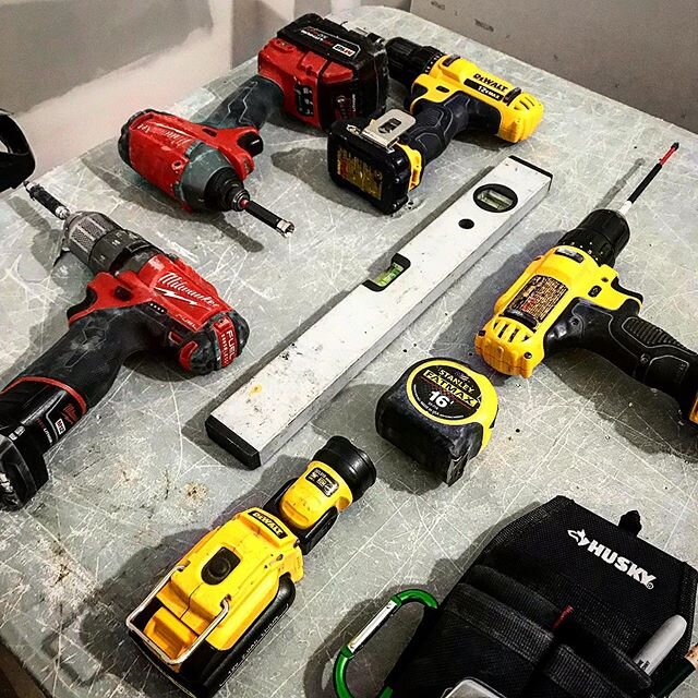 Taking this crazy time we&rsquo;re in, to add some new skills to my arsenal of abilities. #Dewalt #Milwaukee #Husky