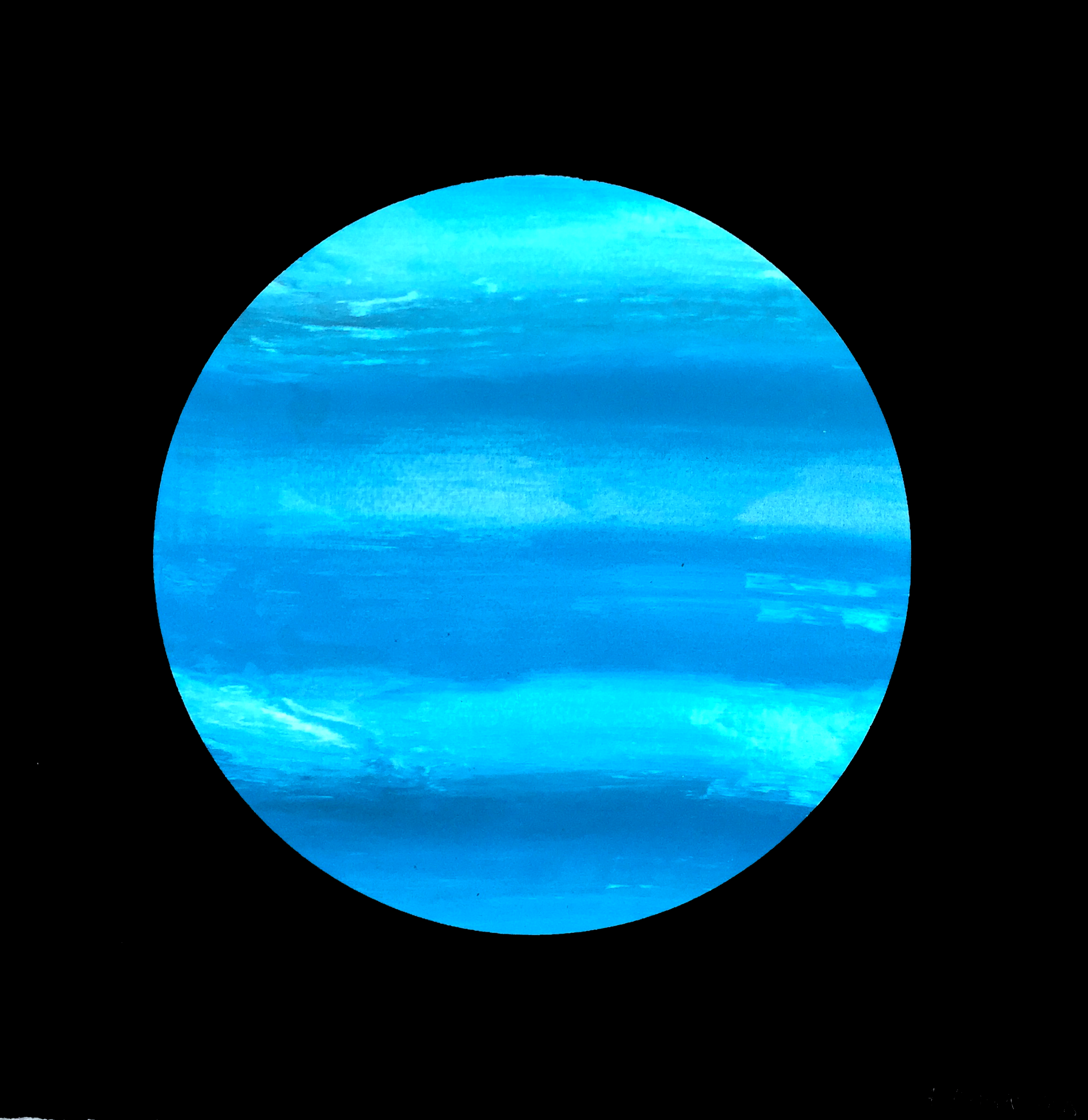 "Neptune" is piece is the only one of its kind as it is part of a series of variants . All variants are unique and varies a bit from the photo. . The measurements vary around 38 x 56 cm. as Anne Nowak gently tears her artworks out of large paper pieces.