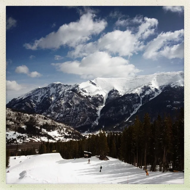 The view from the Slopestyle course at USASA Nationals 2013