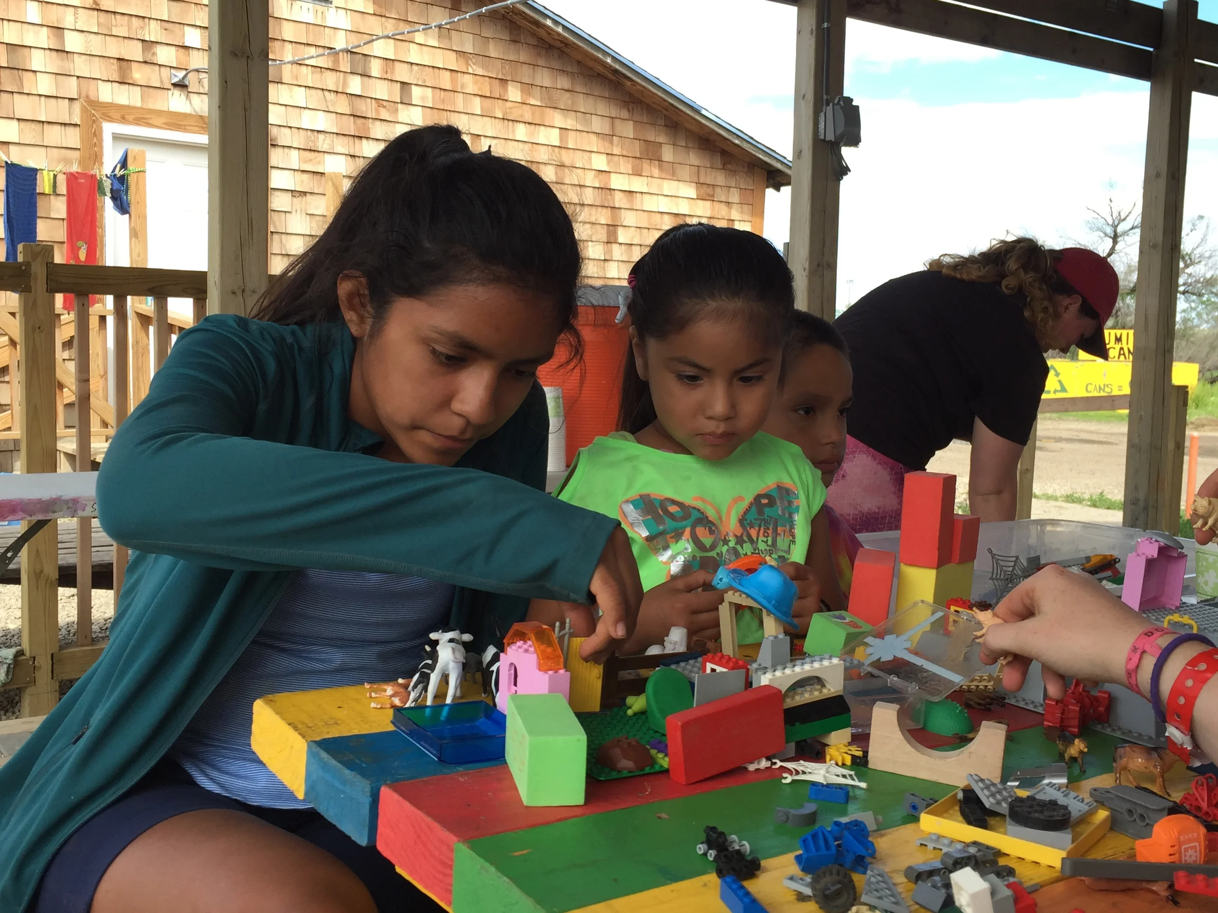 Fun building at camp! (Z.Gross, June 2015, La Plant, S.D.)