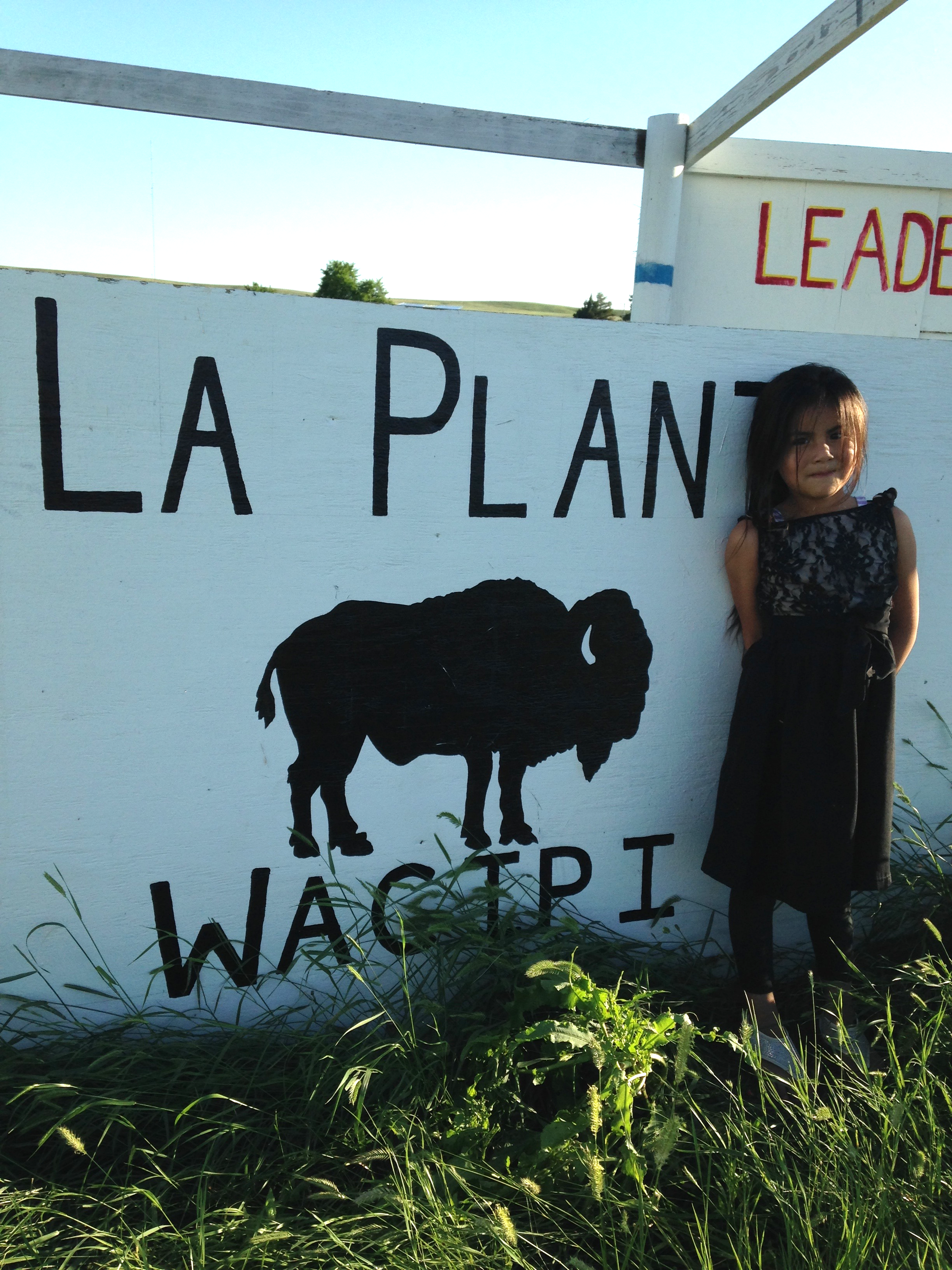 A moment in the powwow grounds! (E. Russell, La Plant, June 2015)