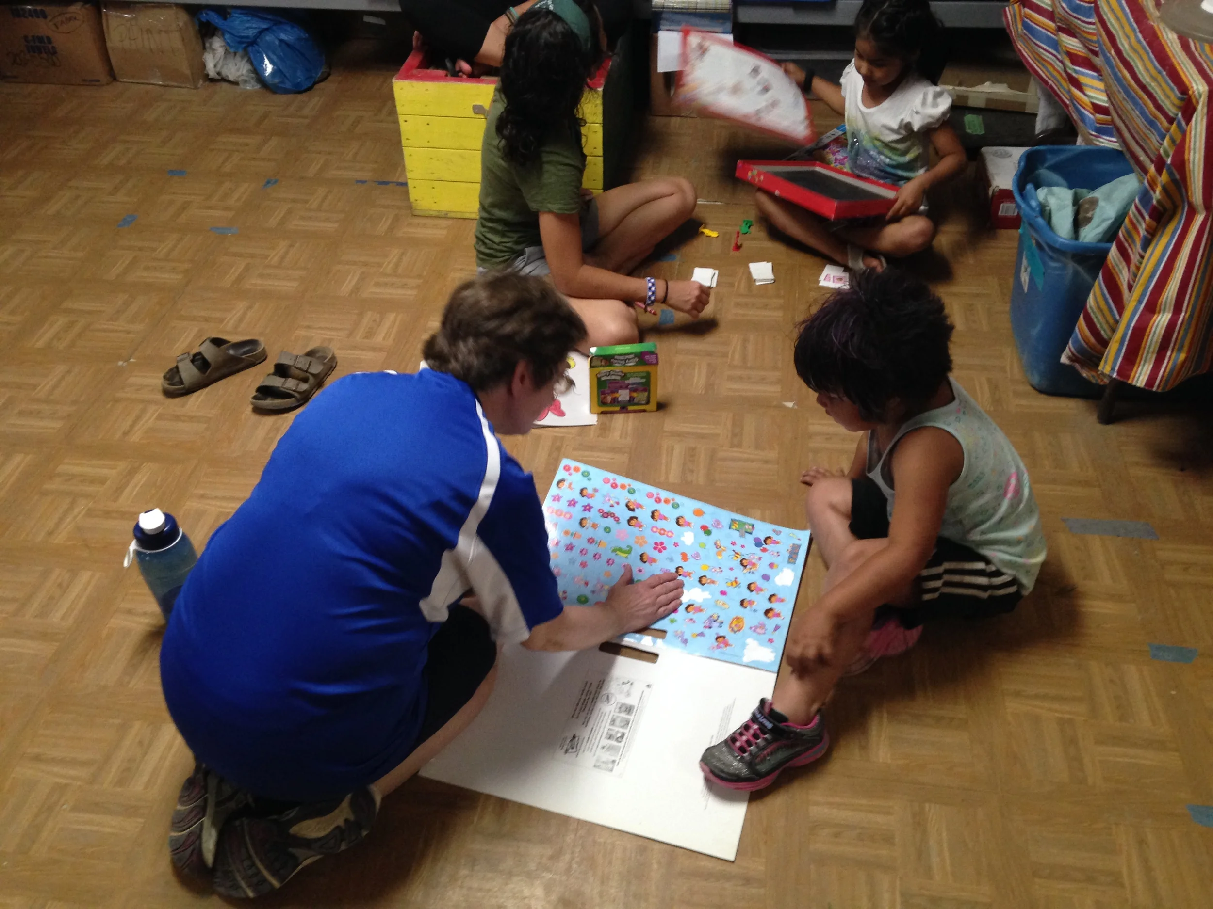 Coloring fun! (A.Gross, La Plant, July 2015)