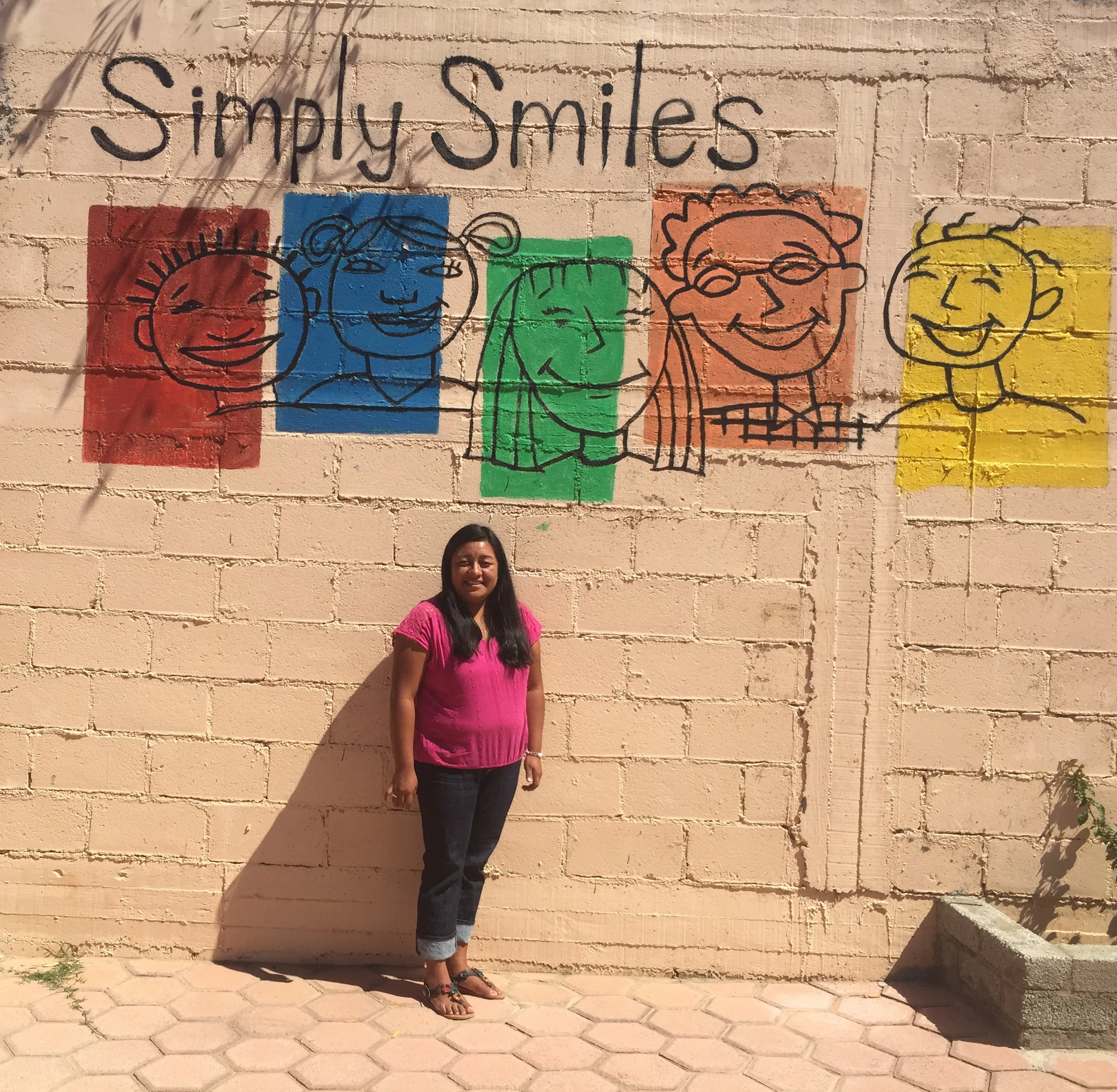 Gaby, pictured above, at our Center of Operations in Oaxaca, Mexico, which is where our children's home is located and also where we host volunteers for a portion of their week with us!