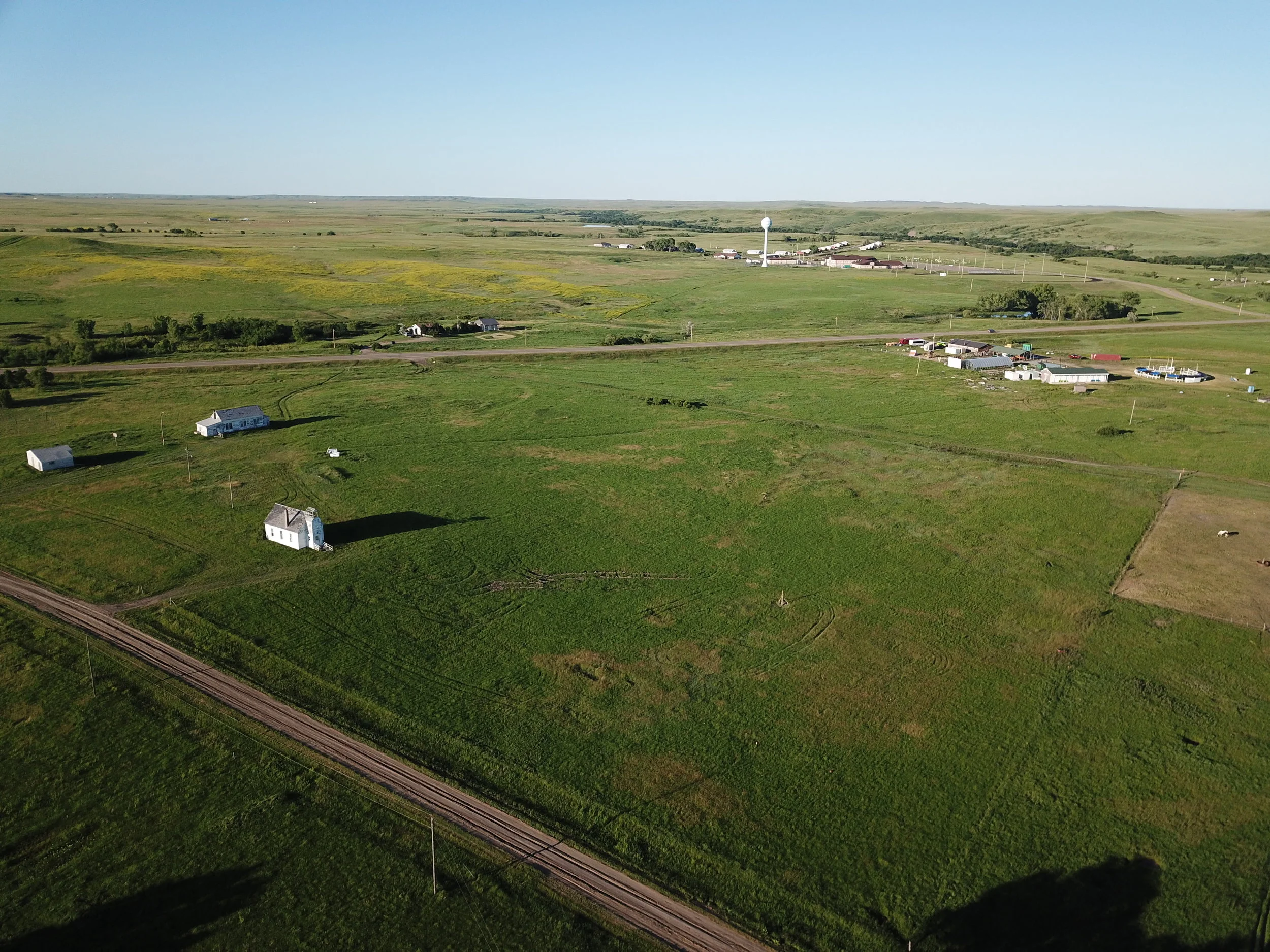 An aerial shot of the site of the Simply Smiles Children’s Village. This property will hold 6 homes, a common building, counseling spaces, offices, and more… all with beautiful and culturally appropriate design, art, and landscaping.