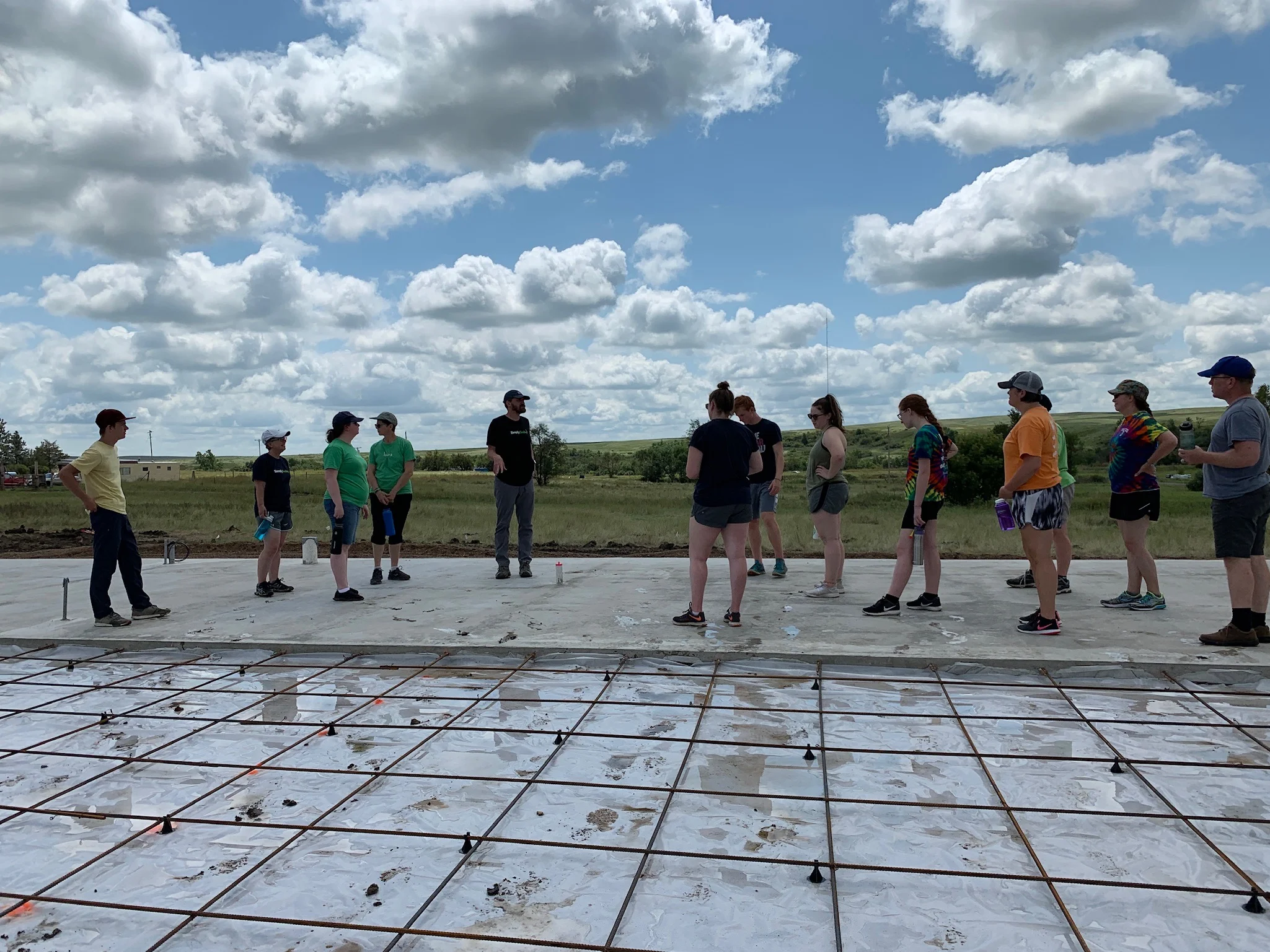 7/28/19: Our volunteers get a glimpse into the progress made at the Simply Smiles Children’s Village. Our volunteers are an integral part of the construction process!