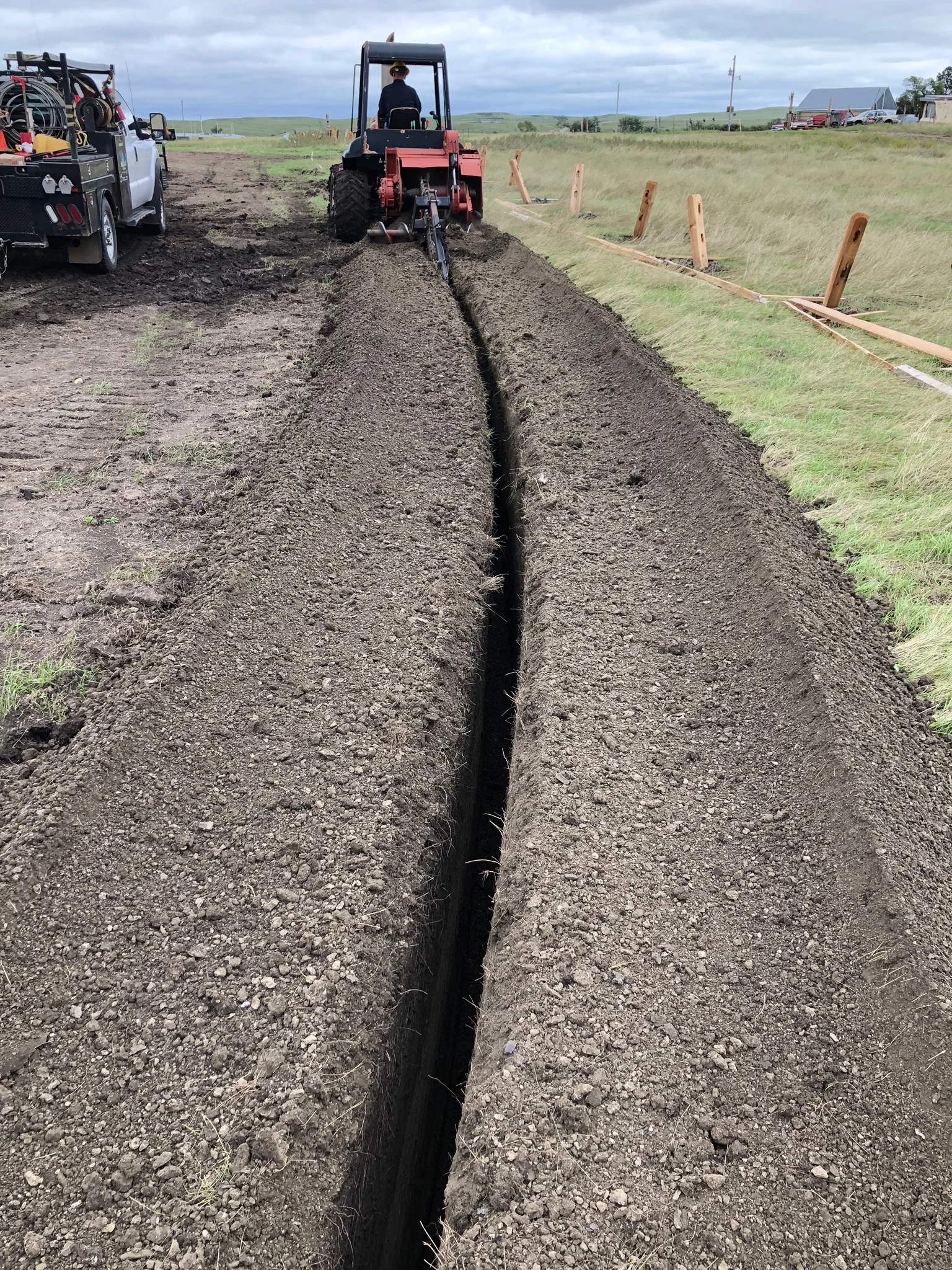 8/13/19: The electrical line is installed!