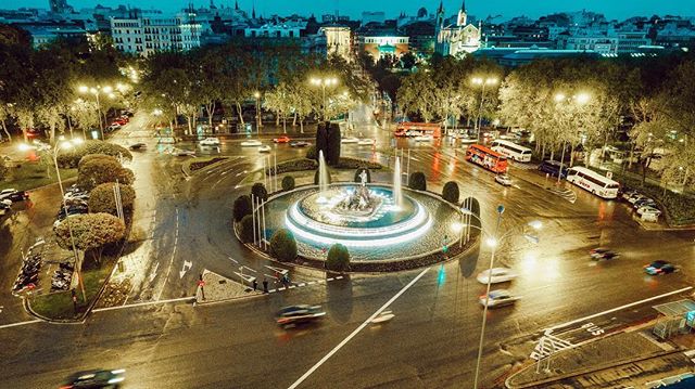 Had the most amazing balcony looking towards the Prado Museum and Retiro Park...