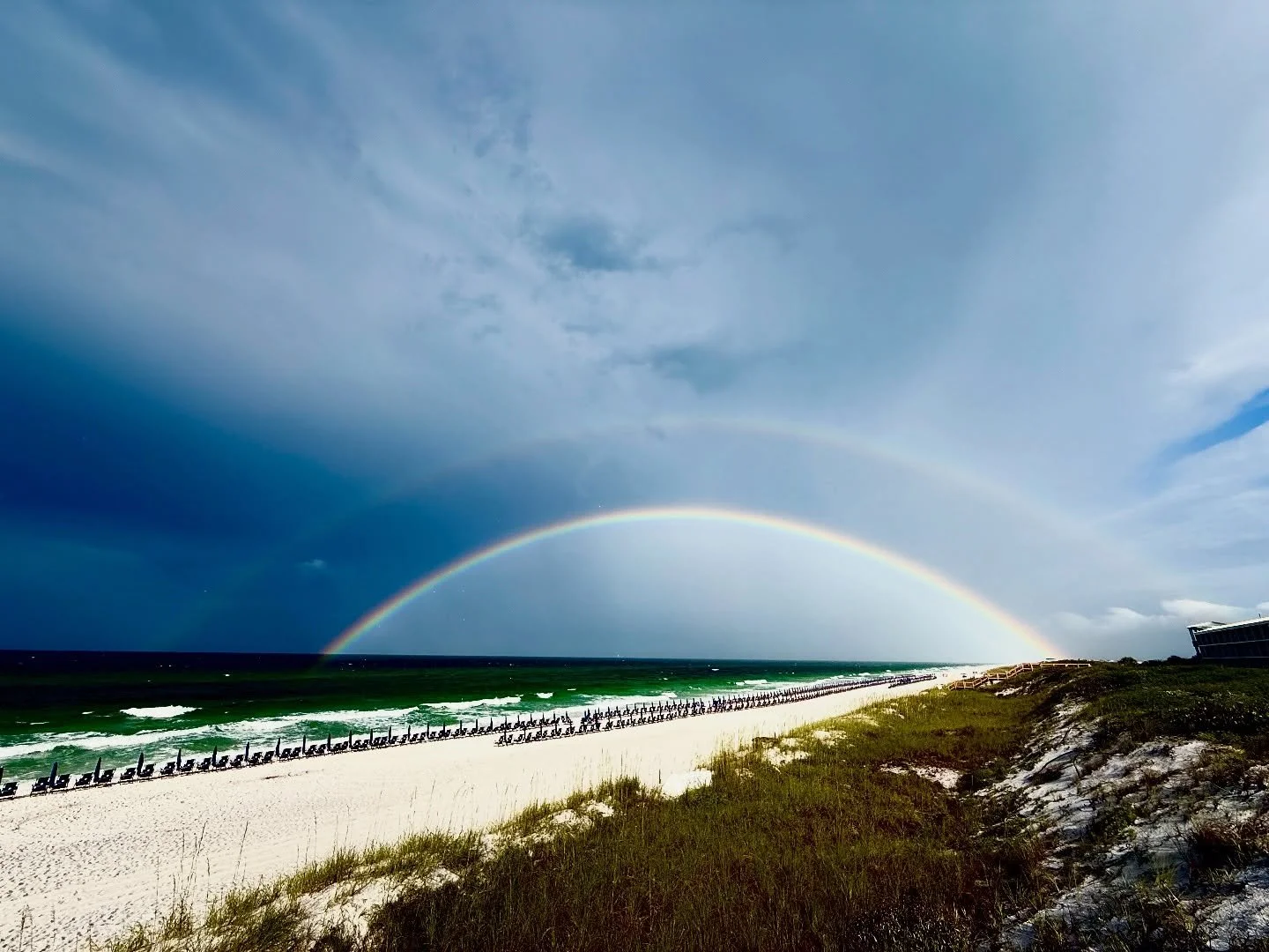 Couple rainbows showing off this morning&hellip;