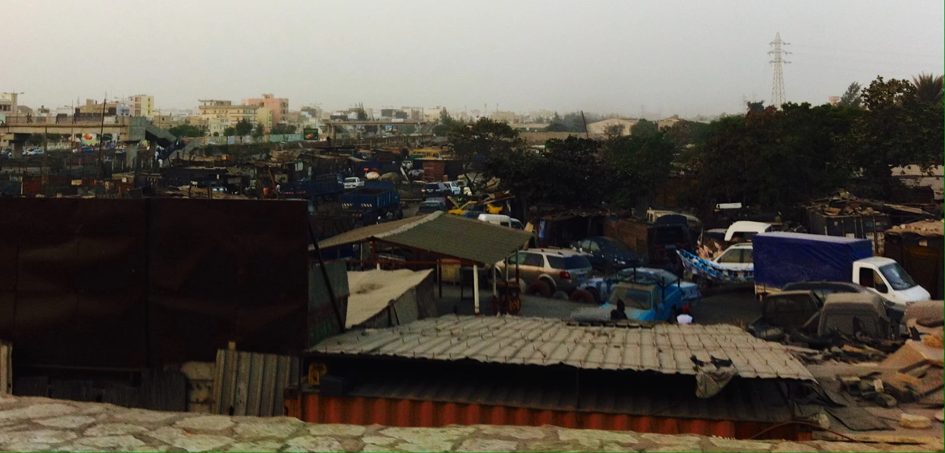 Colobane scrap metal market of Dakar