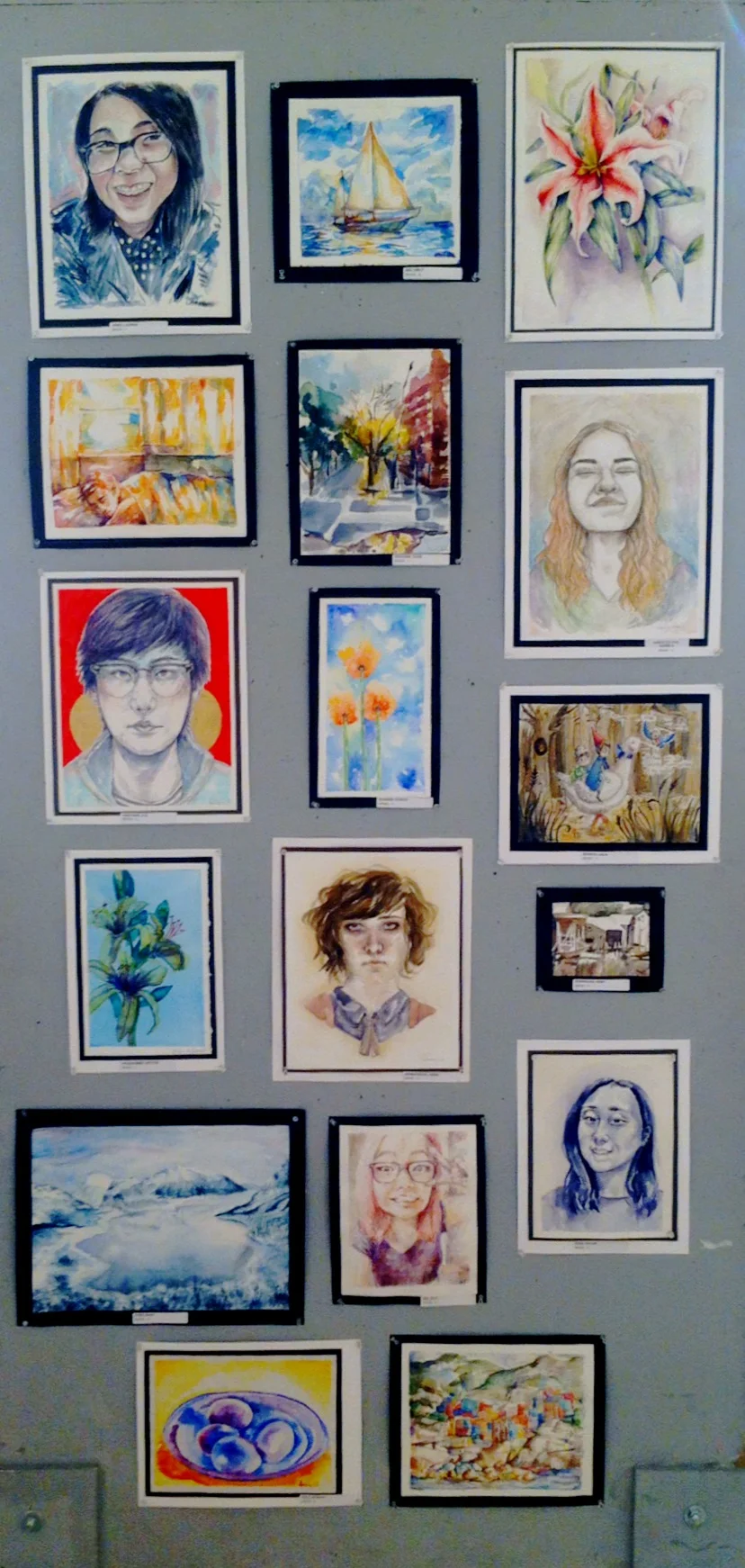 Mr. Nunez's 6th Period Watercolor Class