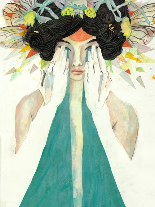 "Eyebeams" by Caitlin Russell ( http://caitlinrussellart.com/ )