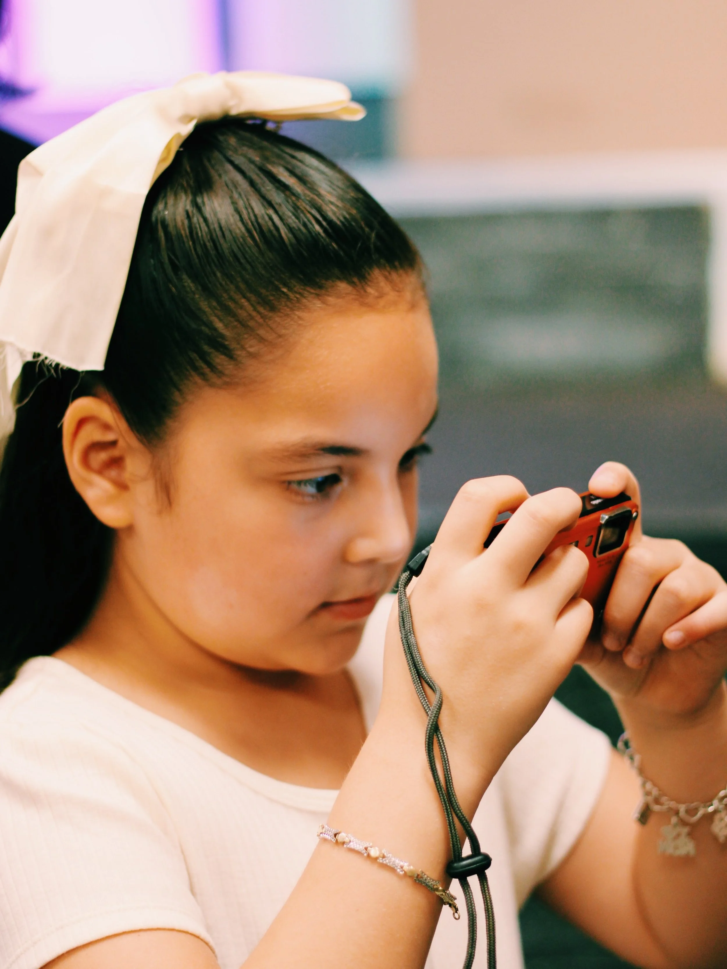 Altar call, through the eyes of a 7-year-old. 
Little hands behind the camera, capturing big moments with God.
