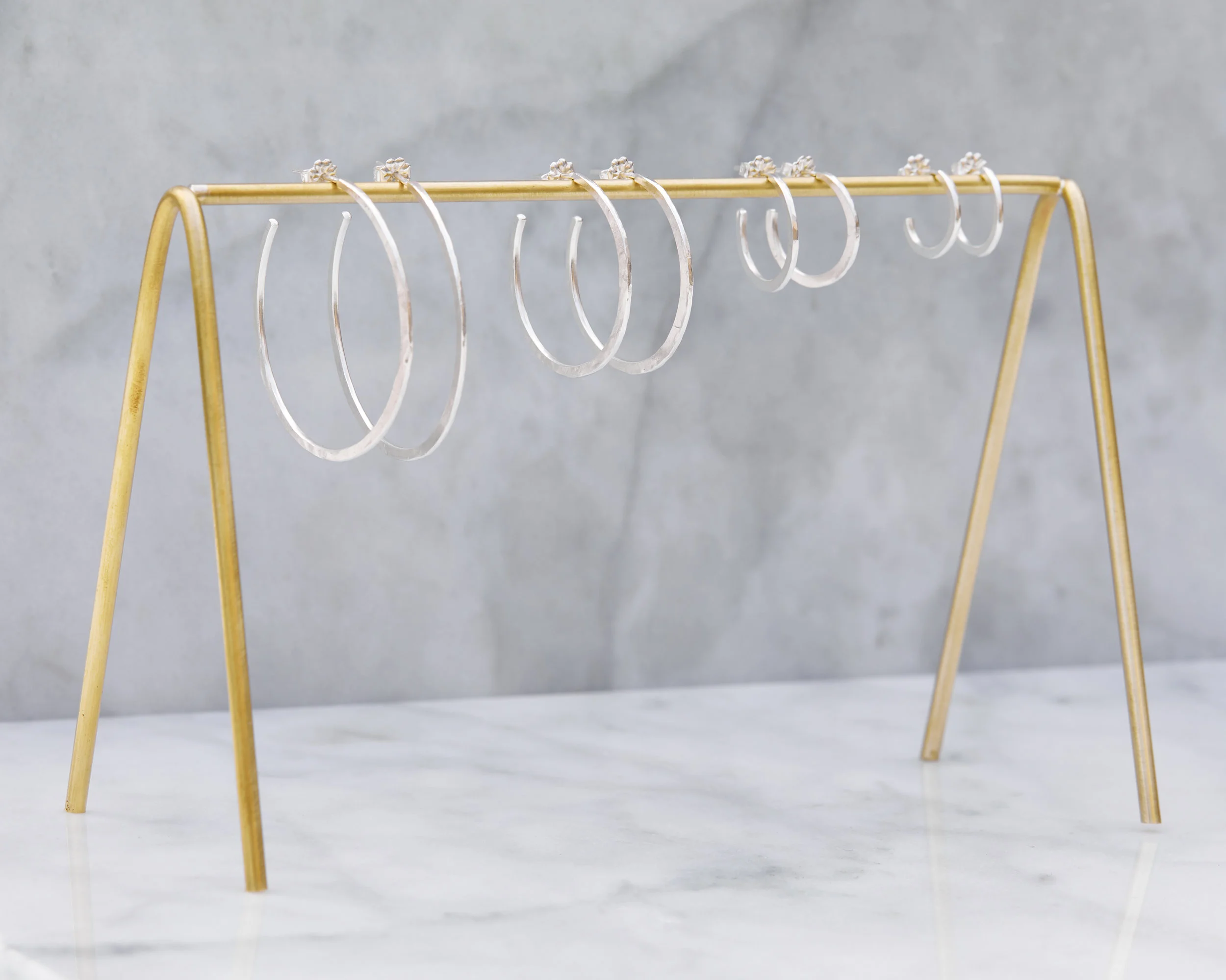 erin deluca jewelry forged hoops