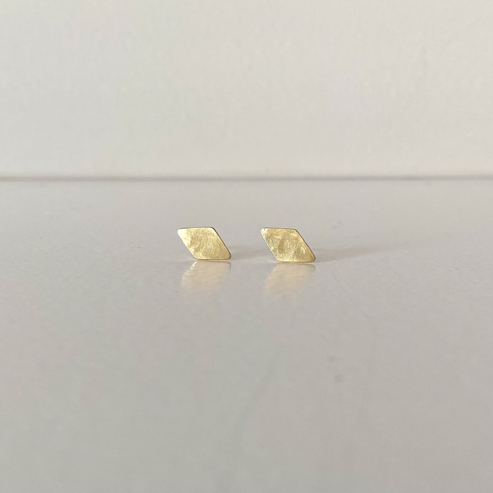 14K Gold Mini Diamond Studs 14K Gold