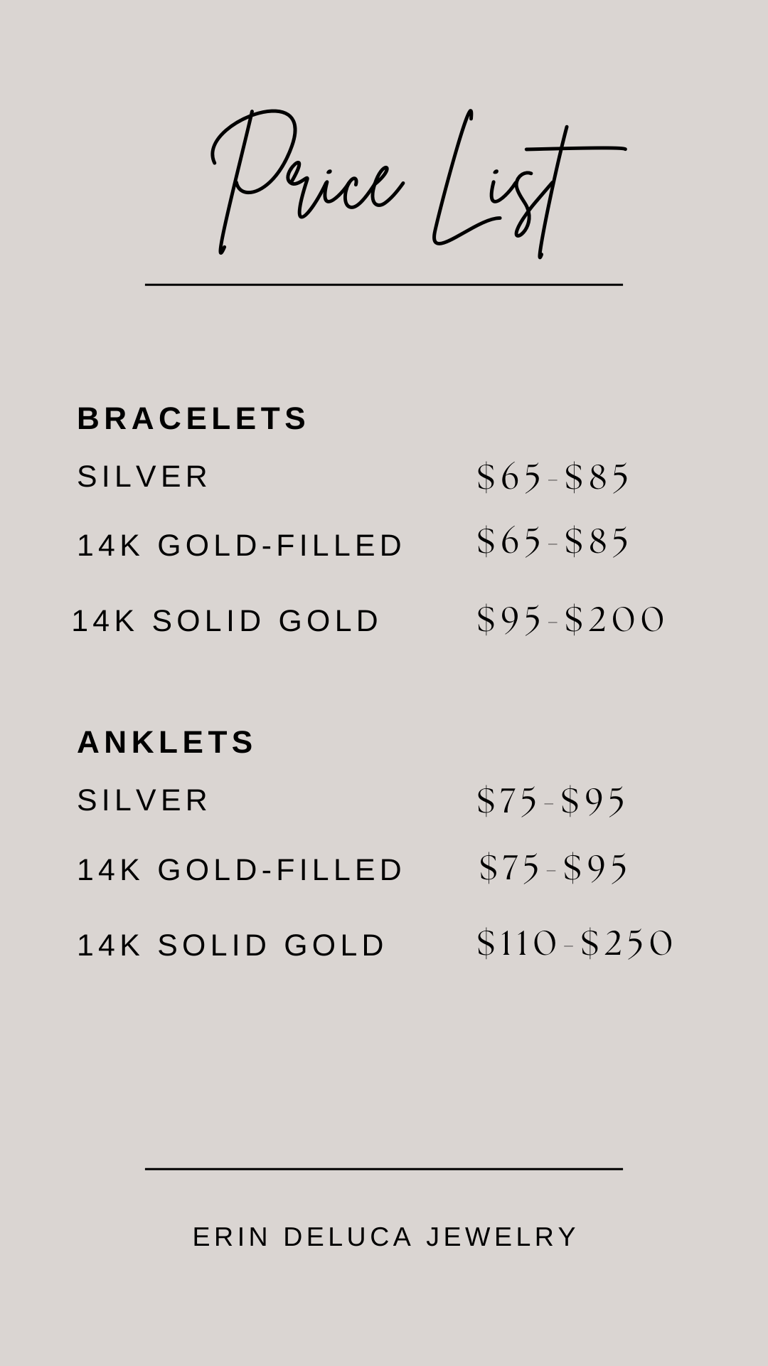 Permanent Jewelry in Connecticut! — Erin DeLuca Jewelry