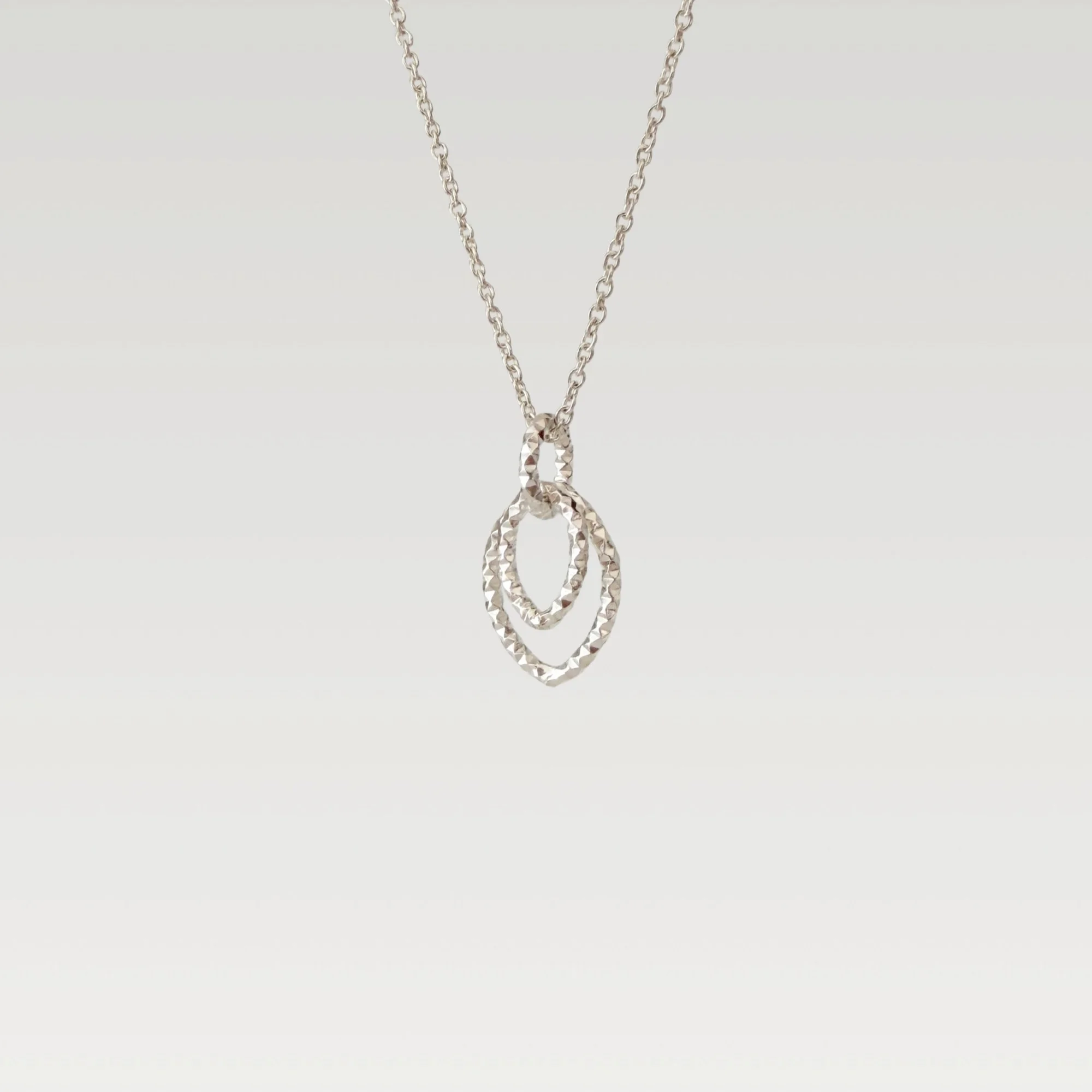 Erin DeLuca Jewelry Winter 25 silver and gold filled petals necklaces