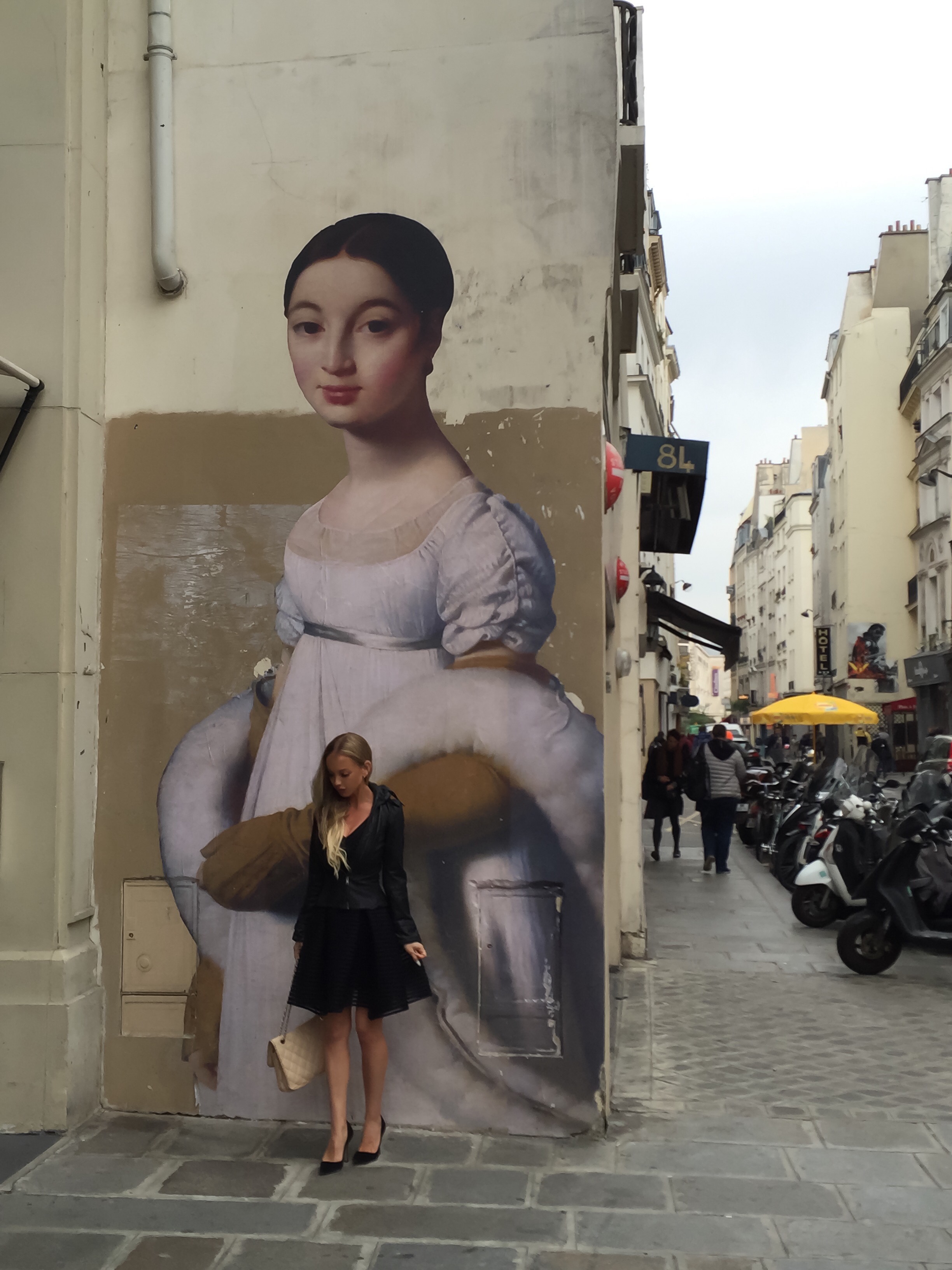 Paris France Leather Jacket All Saints Spitalfields Chanel Handbag Mage dress Manolo Blahnik Shots