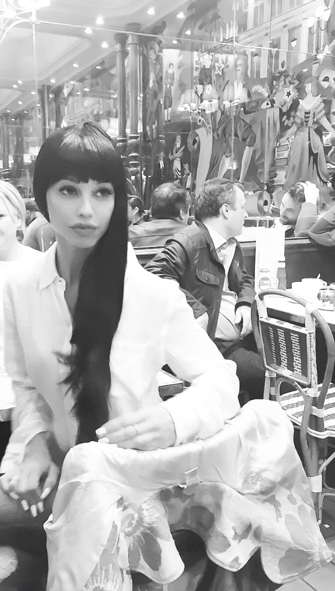 Paris France Rails White Shirt