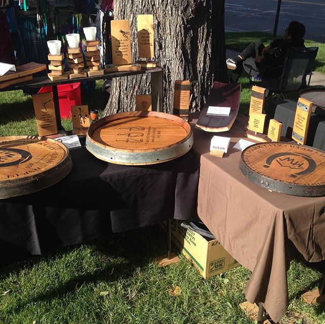 Today we're back where we started, Downtown SLC Farmers Market. We've added 19" barrel head Sexy Susans and we're just waiting to see you!