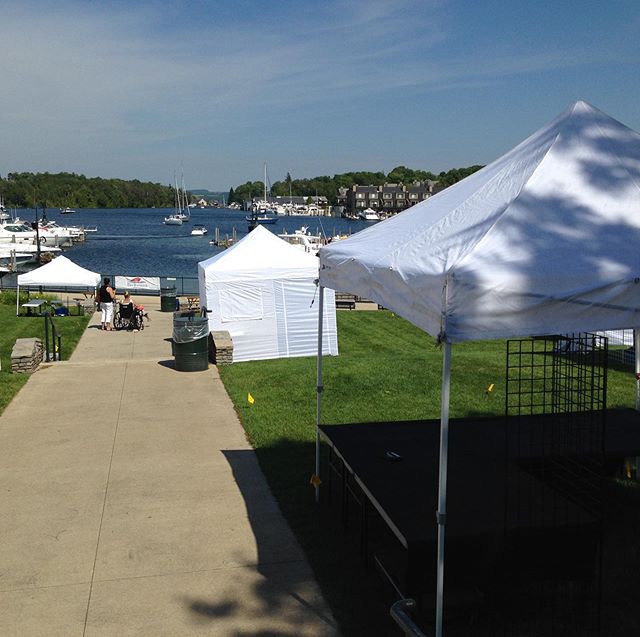 Our view from this weekend's event in Charlevoix, MI. Stop by and get your Sexy on.
#thesexysusan, #ironrosecollection, #madeinmi, #veteranmade, #handbuilt, #madeinusa, #lazysusans, #upcycled, #reuse