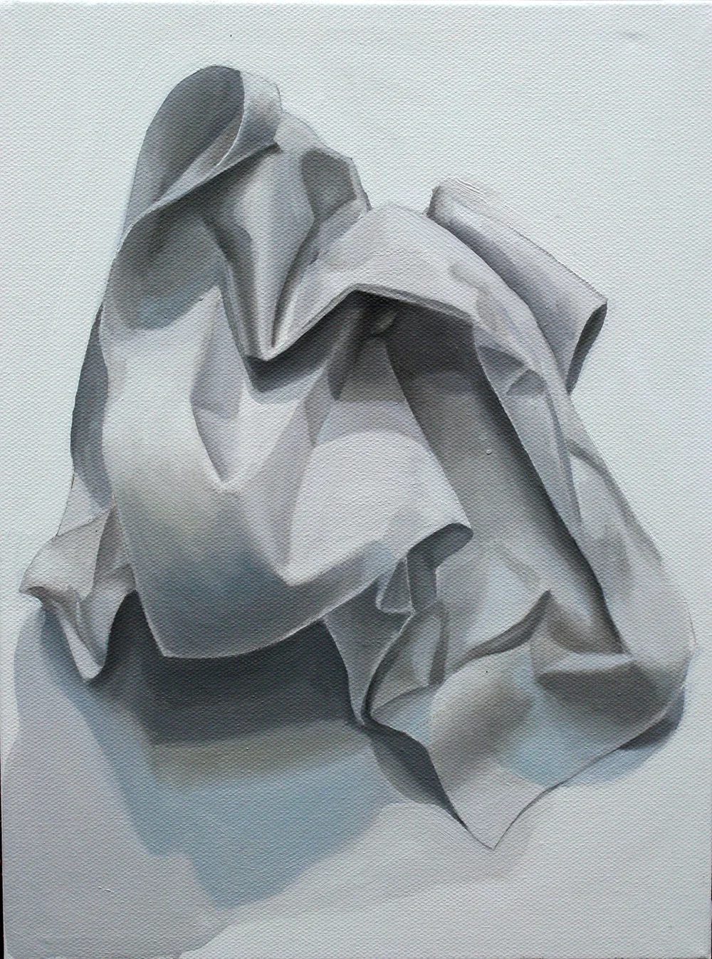 Paper Study Oil on Canvas