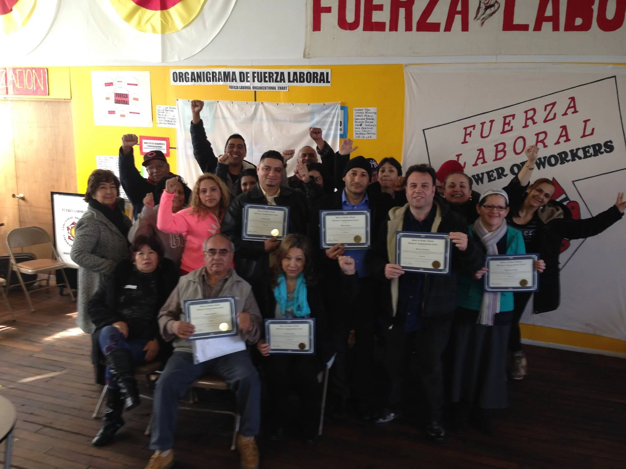 Congratulations Graduates of Injured Workers Committee's Workers' Compensation Training!