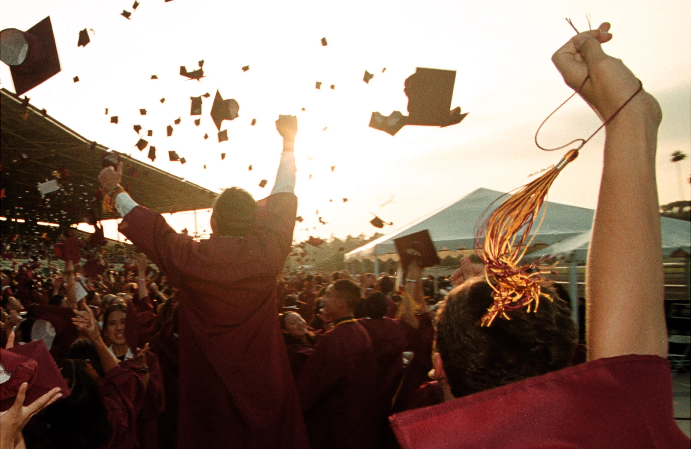 Cap Toss © Pasadena Star-News