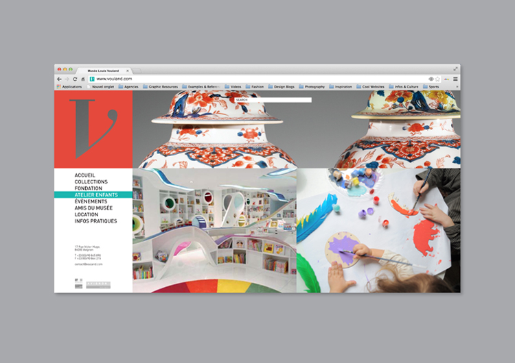 Computer website pages