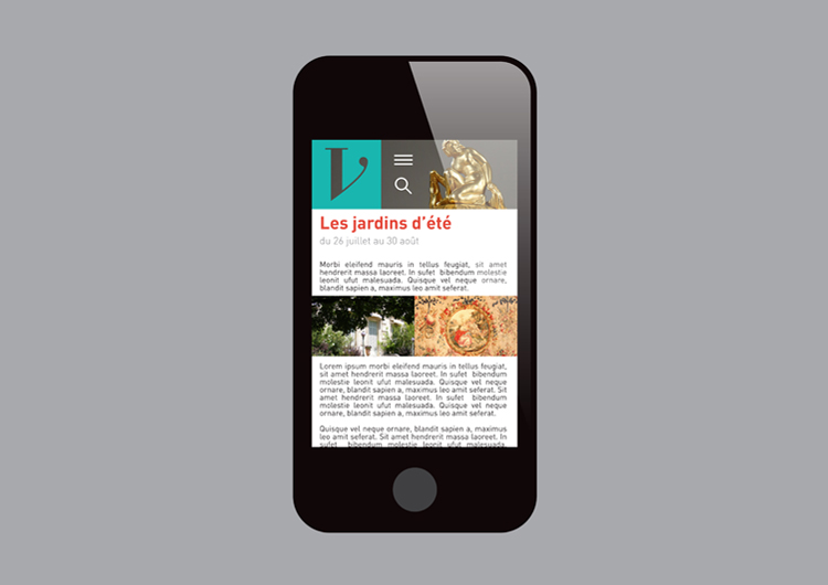 Website on iPhone