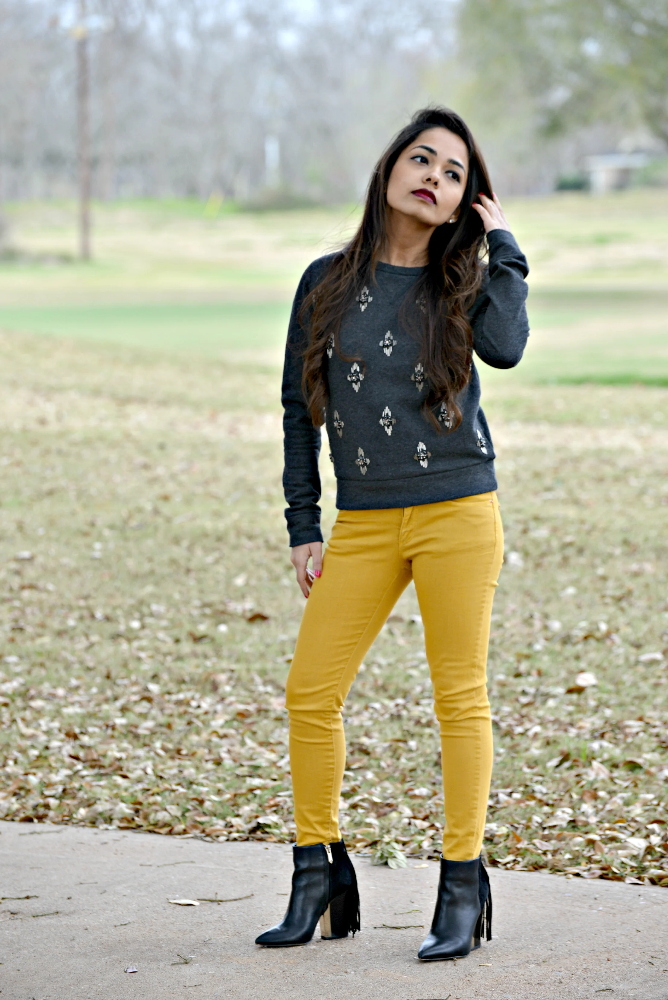 Embellished Sweater