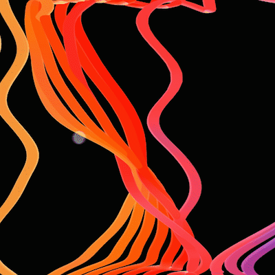 “Ribbons” system with mouse interaction.