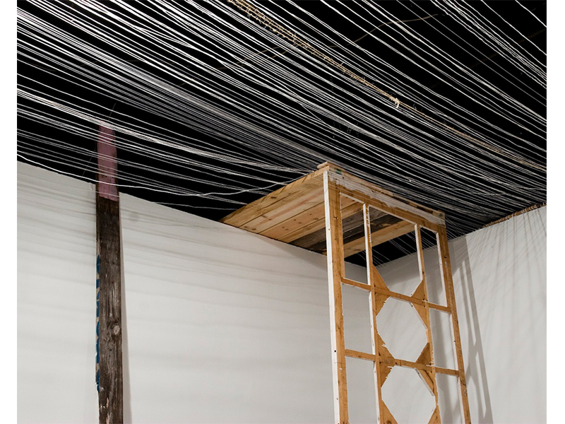 Over, an installation by Ilea Avalos, Andrea Bonin, and Megan Liu Kincheloe Mass Gallery Austin, TX Click to view exhibition page at the Mass Gallery website.