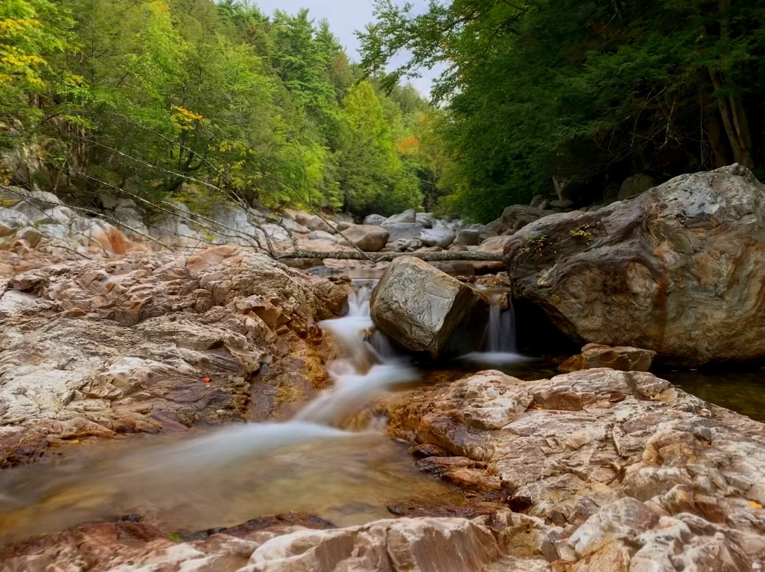 Big Branch River in the fall