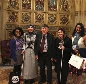  With Lord Low of the British House of Lords, March 2017 