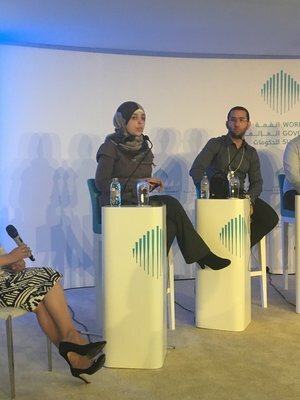  Speaking on a panel, World Government Summit, February 2017 