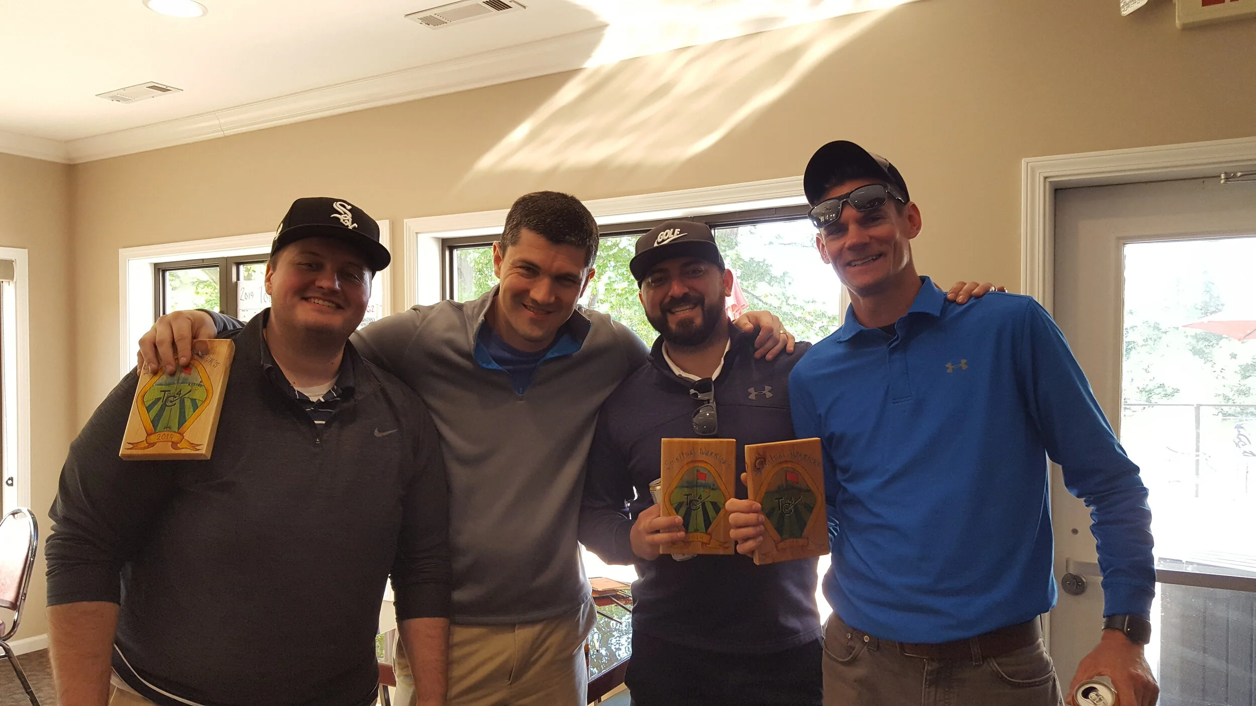 2019 Spiritual Warriors - Ryan, Matt, Joel, Dan 