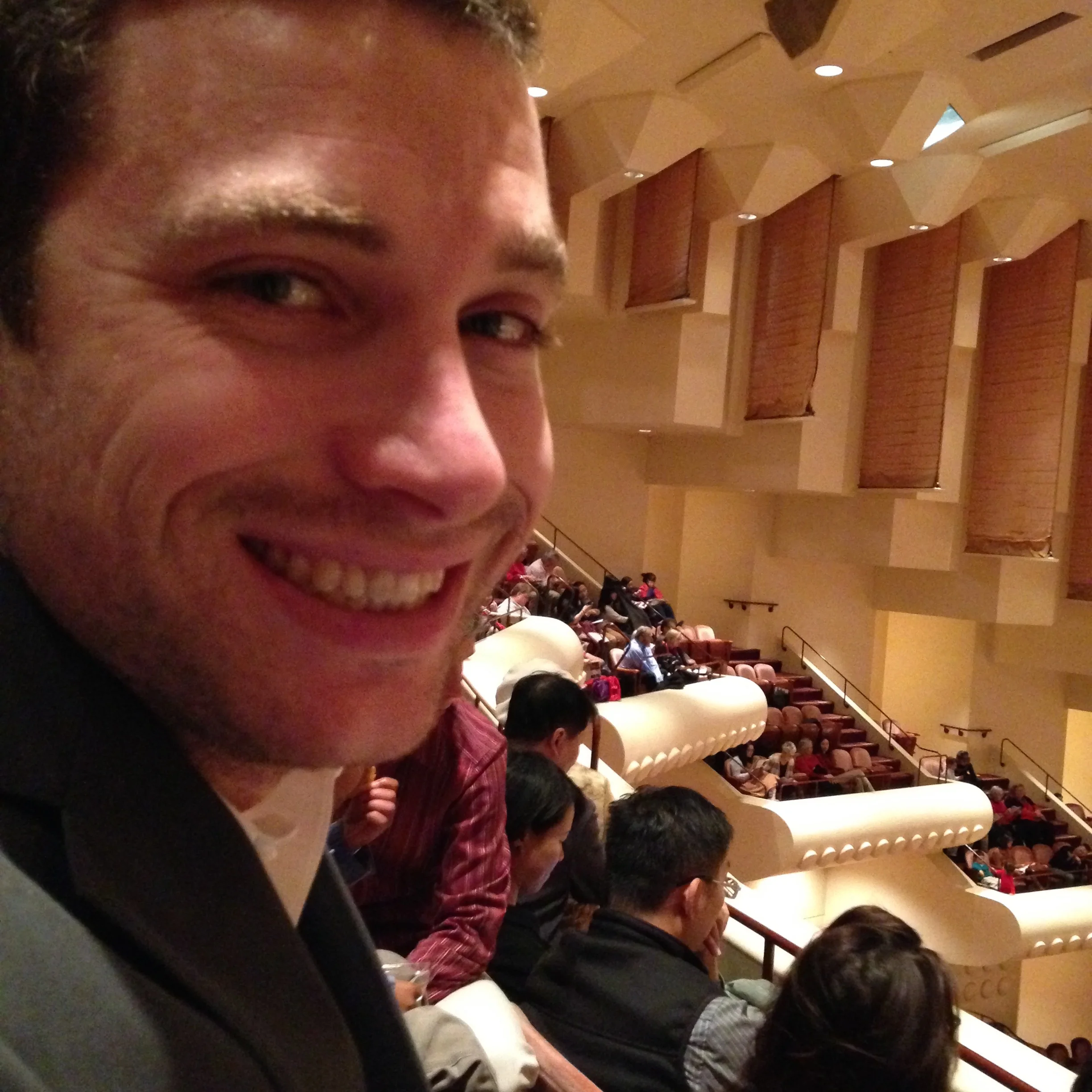 We celebrated Christmas Eve by getting dressed up and going to the symphony. It was fun!