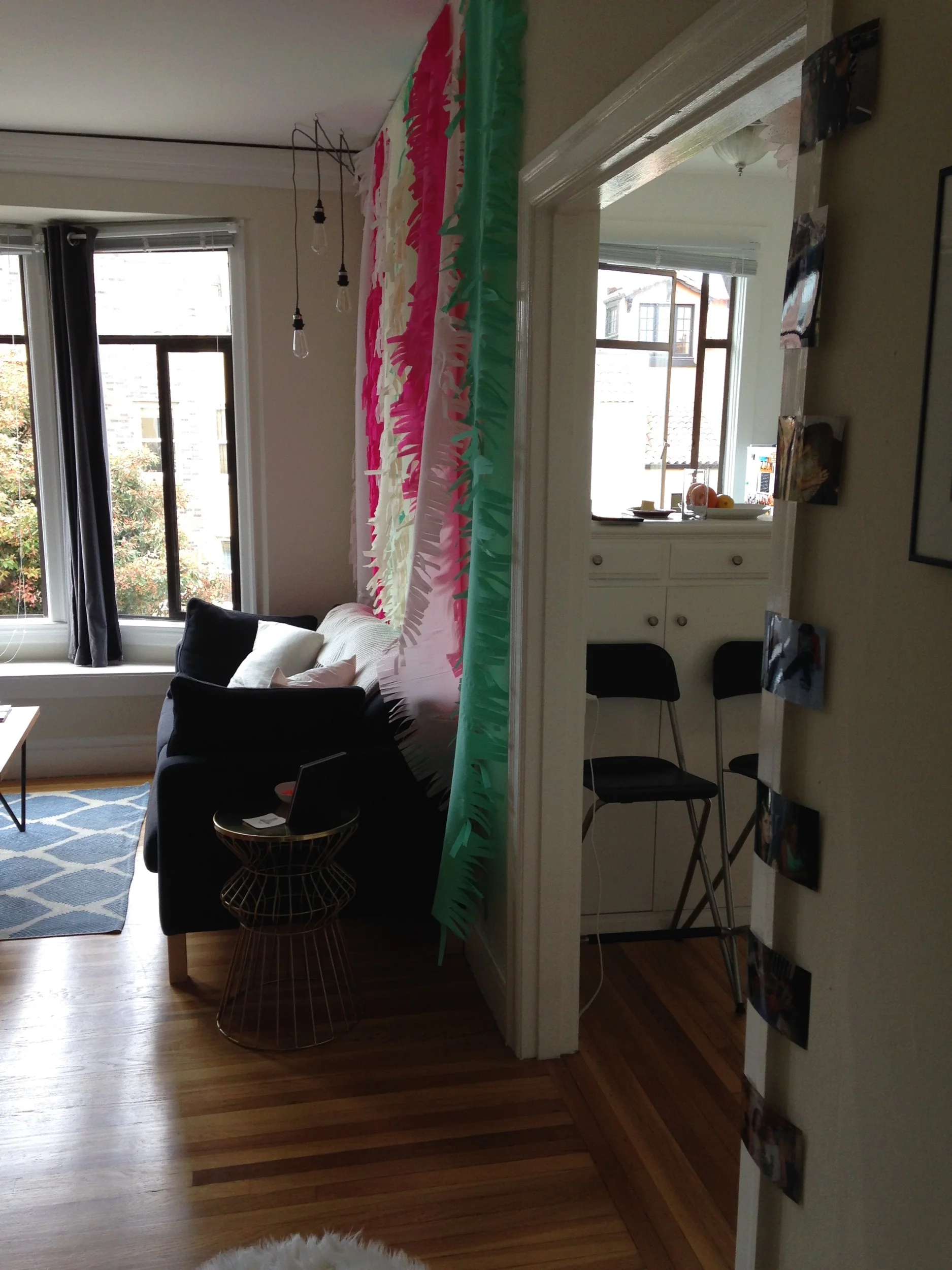 I hosted a bachelorette party for one of my nearest and dearest. There were seven us staying in our studio apartment for the weekend. It was both crazy and amazing. One of those things you only do when you're 26 and don't think too hard about anything. 