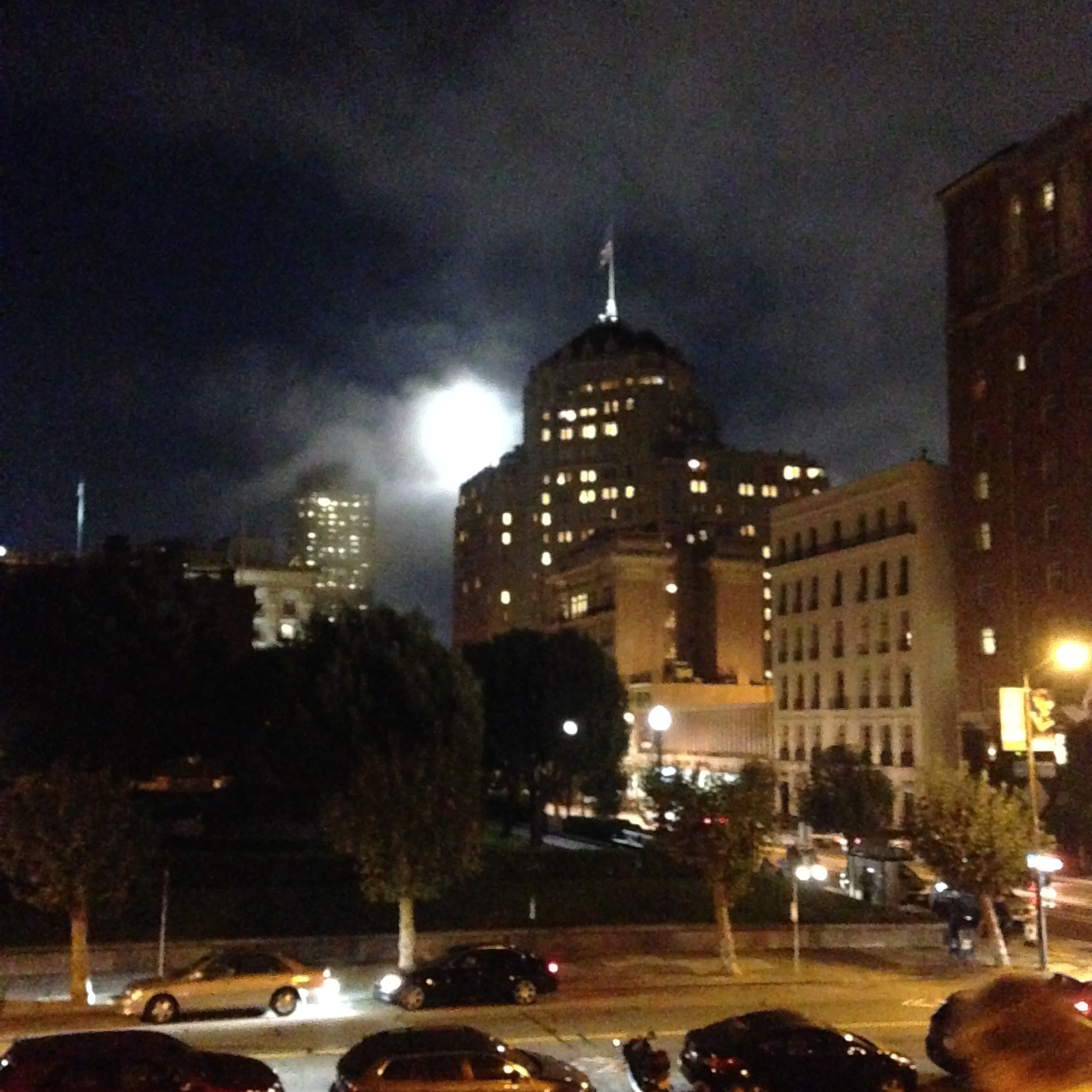 I caught this glimpse of an epic moon while in nob hill one evening. 