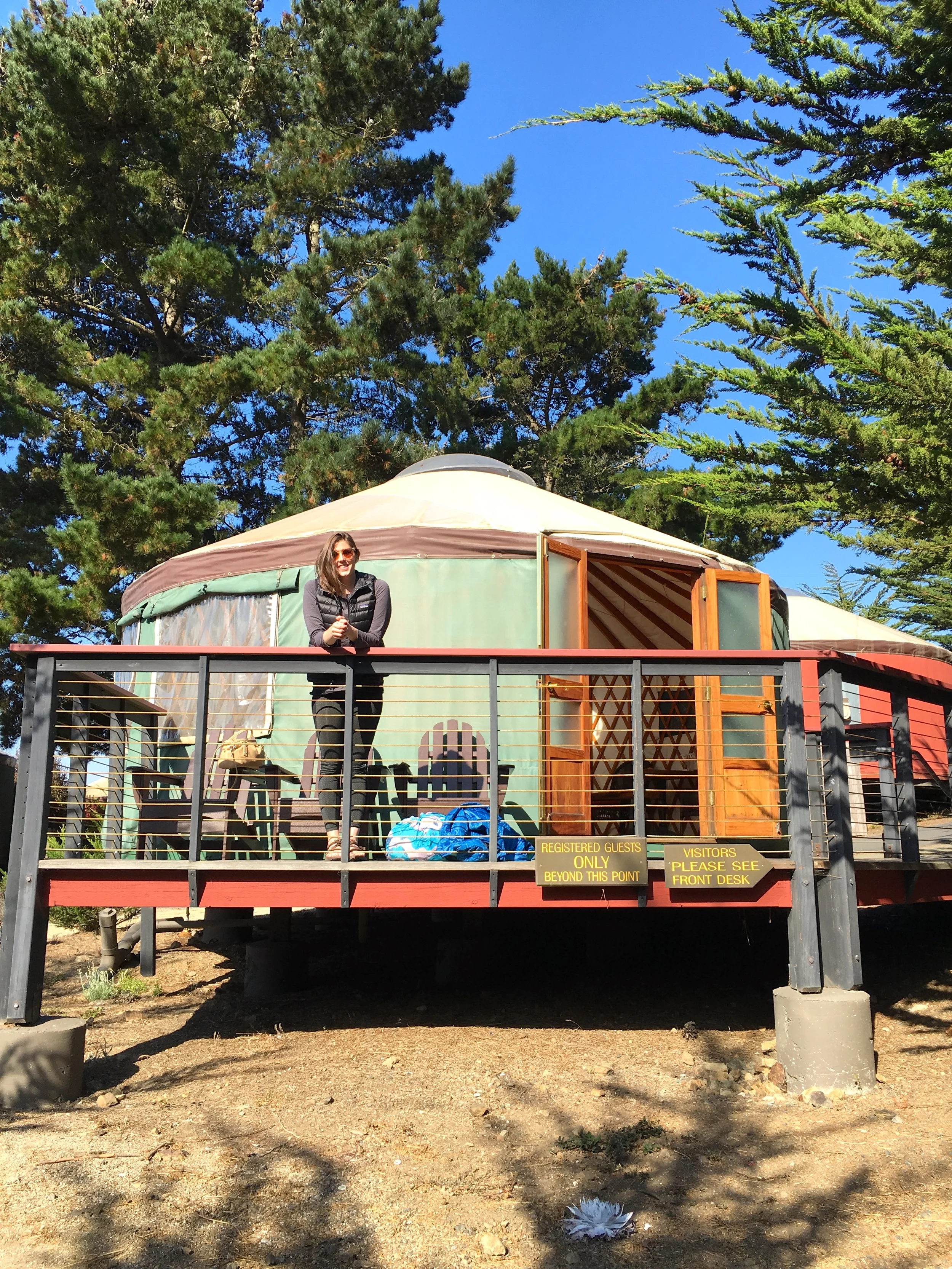 Our Yurt in Big Sur.